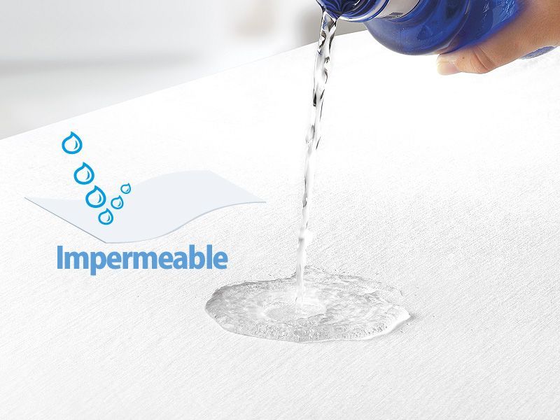 Sábana Bajera y Protector Impermeable Tencel de MiniCuna Cambrass - Imagen 3
