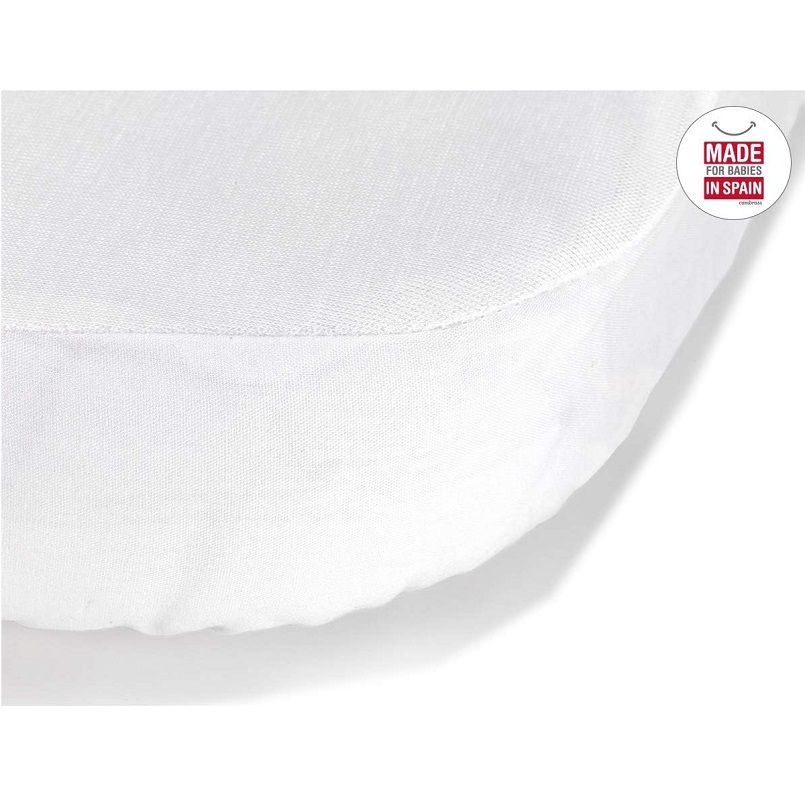 Sábana Bajera y Protector Impermeable Tencel de MiniCuna