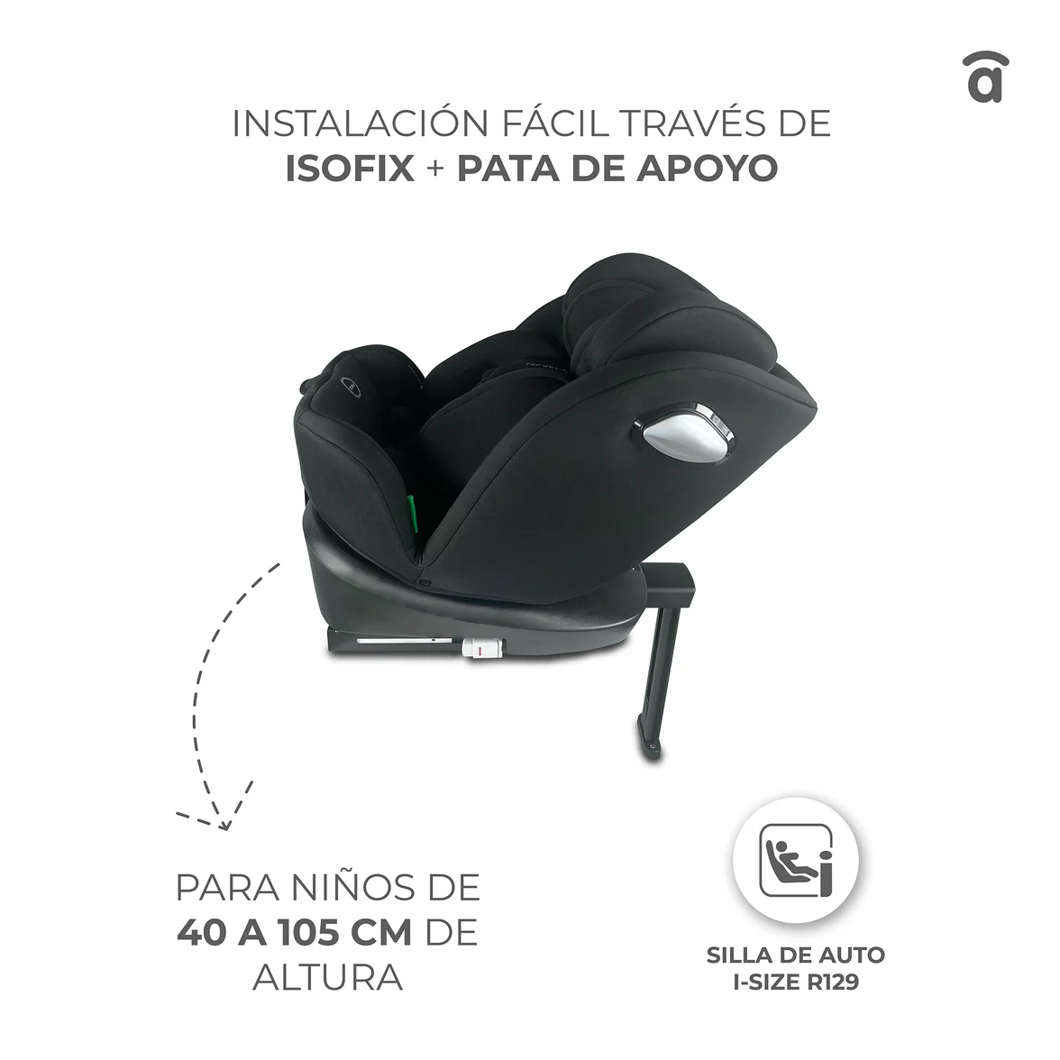 Silla de auto Tolkien negro - Imagen 4